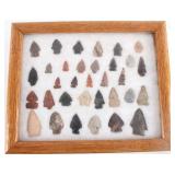 Framed Collection Transitional Paleo Period Points