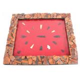 Acoma Pottery Framed Collection Obsidian Points