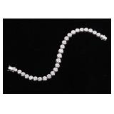 GORGEOUS 8.90 cts. Diamond 14K Gold Bracelet