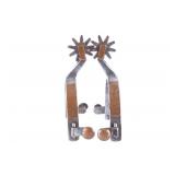 1939 P.M "Pascal" Kelly Bros. Bronze Mounted Spurs