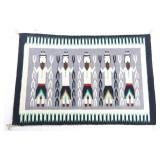 Navajo Yei Pictorial Fine Wool Tight Weave Rug