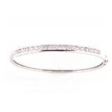 Brand New 2.39 cts. Diamond & 14K Bangle Bracelet