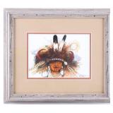 Kevin Red Star 1943 - Lodge Grass Original Artwork