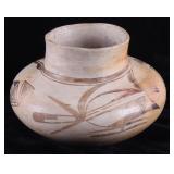 Acoma Pueblo Polychromal Pottery Jar c. 1890