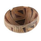 Acoma Pueblo Polychromal Pottery Bowl c. 1890