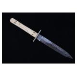 19th C. Manson Sheffield Walrus Tusk Boot Knife