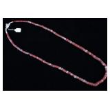 Hudson Bay Red Green Heart Bead Necklace 17th-18th