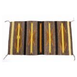 Navajo Wide Ruins Crownpoint Trading Post Rug 1950