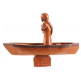 Native American Polished Canoe by A. Laurent