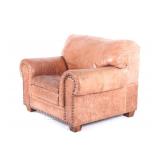 Genuine Leather Oversized Arm Chair