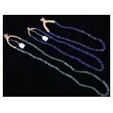 19th Century Dutch Glass Trade Bead Necklaces