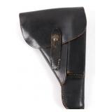 German WWII Browning P-35 Black Leather Holster