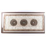 African Hand Made Woven Paper Framed Art