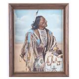 C. 1898 F.A. Rinehart Sioux Chief Lick Photograph