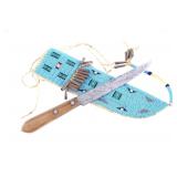 Sioux Beaded Sheath & Russell Green River Knife