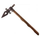 Plains Style Spontoon Pipe Tomahawk Contemporary