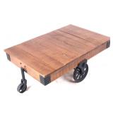 Modern Lineberry Barn Wood Railroad Cart