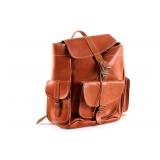 Travel Leather Rucksack Backpack c Mid 1900