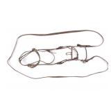 Early 1900s Hand Forged Bit W/ Studded Headstall