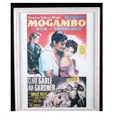 "Mogambo" 1953 MGM Framed Movie Poster