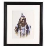 Walter McClintock Hand Colored Photo 1890-1920