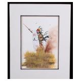 1991 Original Native American Painting K. Lorentz