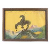 Framed "End Of The Trail" By James Fraser Print