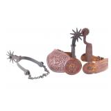 Late 19th C. Marked Single Spur Collection