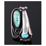 Navajo Sterling & Turquoise Cocktail Ring