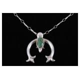 Navajo Sterling Silver Sand Cast Necklace