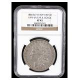 1880-O 8/7 TOP-100 Morgan Silver Dollar NGC XF45