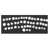 Mother of Pearl Button 47 Piece Collection