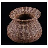 Northwest Coast Hand Woven Pine Needle Basket
