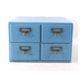 Vintage Oak Library Card File Cabinet