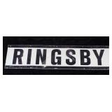 Ringsby Trucking Freight Sign from Helena, MT 1950