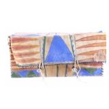 Plains Indians Polychrome Parfleche Hide Trunk