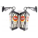 Pair of Butte Lager Beer Electric Lanterns