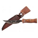 Squaw Cold Roll Knife and Sheath