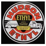 Hudson Ethyl Gasoline Advertising Sign