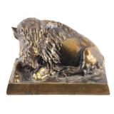 Buffalo Magnesium Coin Bank by Jay Contway C. 1969