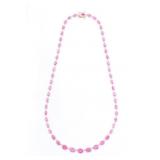 RARE 19.20 ct. Ruby & 5.81ct. Diamond 14K Necklace