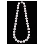 South Sea White Pearl 14K Gold Necklace - 14mm