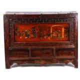 Antique Chinese Polychrome "Yixiang" Chest
