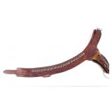 Western Leather Revolver Holster & Ammo Belt