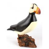 Stunning Big Sky Carvers Hand Carved Puffin