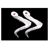 Rocky Mountain Ram Horn Candlestick Holders