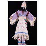 Sioux Mary Standstall Fully Beaded Hide Doll RARE