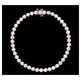 Classic 14K Rose Gold Diamond Bracelet w/ Papers