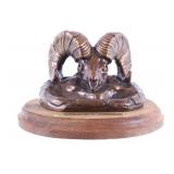 C.A. Beil "Banff Bighorn" Bronze Sculpture