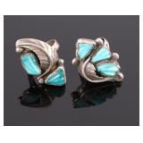 Navajo Native American Sterling & Turquoise Rings